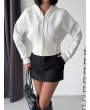 BEYAZ KORSELİ SWEAT