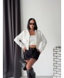 BEYAZ KORSELİ SWEAT