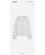 GRİ ÇİFT FERMUARLI KAPÜŞONLU SWEATSHIRT