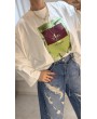 Oversize Baskılı Bluz