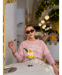 PEMBE ÇİZGİLİ SWEAT