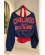 Chicago Baskılı İkili Sweat Takım