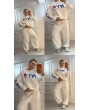 NYC Baskılı Oversize Sweatshirt