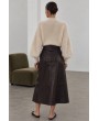 Beyaz Oversize Triko Bolero
