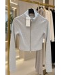Bershka Fermuarlı Crop Ceket – Gri