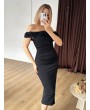 GÜL MOTİFLİ ELBİSE
