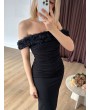 GÜL MOTİFLİ ELBİSE