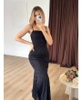 SİYAH DANTELLİ ELBİSE