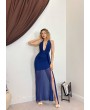 TASARIM MAVİ ELBİSE