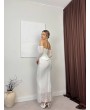 KORSELİ BEYAZ ELBİSE