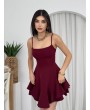 BORDO MEZUNİYET ELBİSESİ