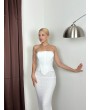 KORSE ELBİSE - BEYAZ