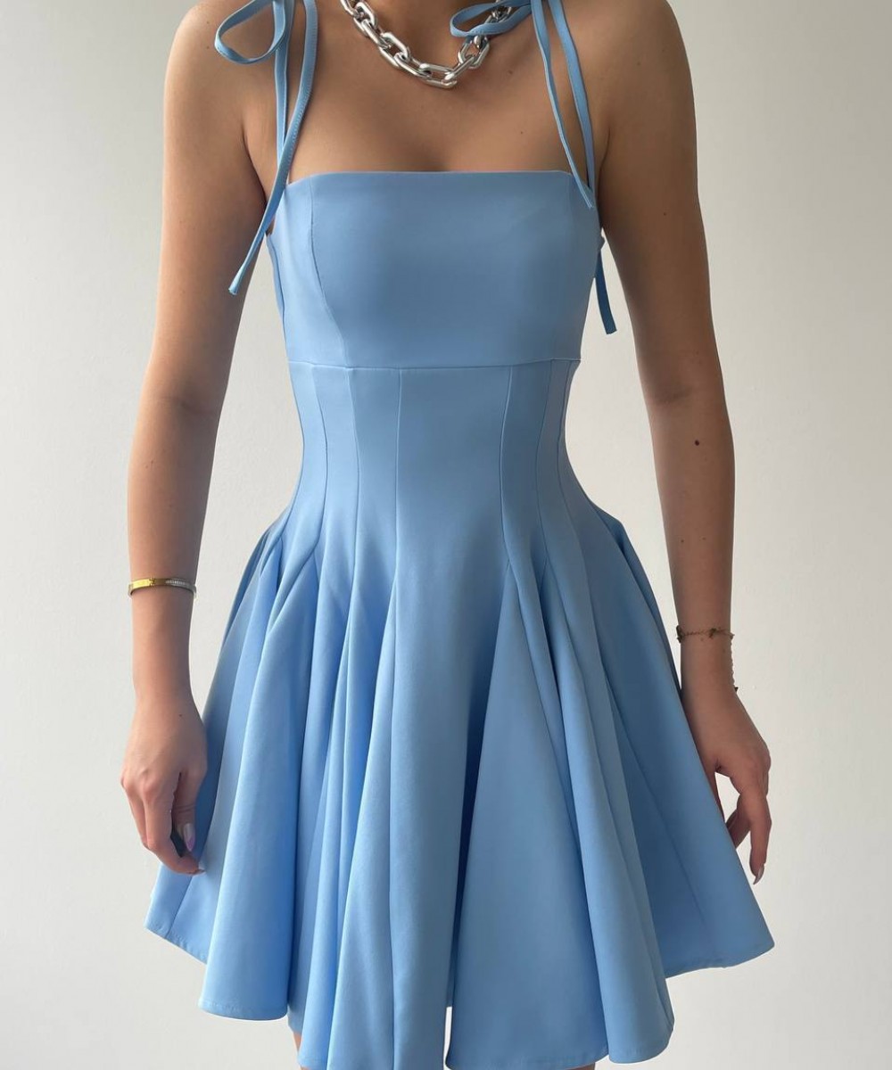 MEZUNİYET ELBİSESİ MAVİ