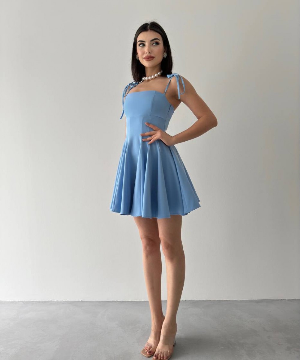 MEZUNİYET ELBİSESİ MAVİ