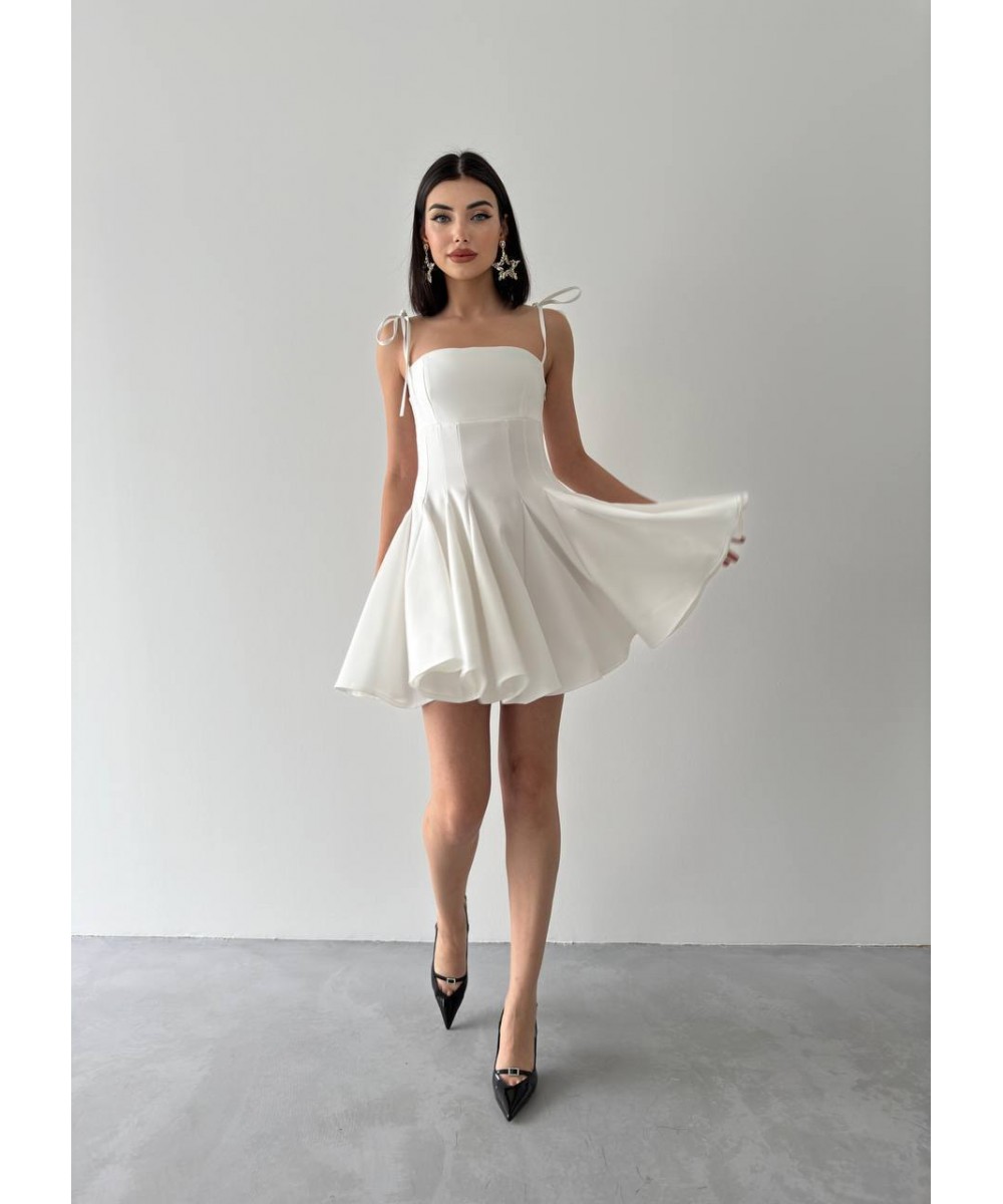 MEZUNİYET ELBİSESİ BAĞLAMALI ASKILI