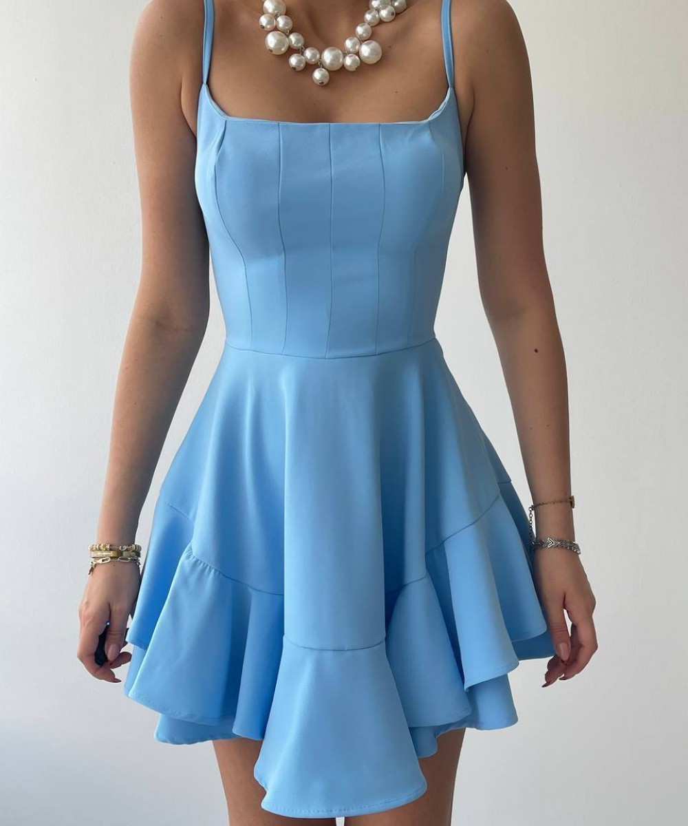 MEZUNİYET ELBİSESİ BEBEK MAVİSİ