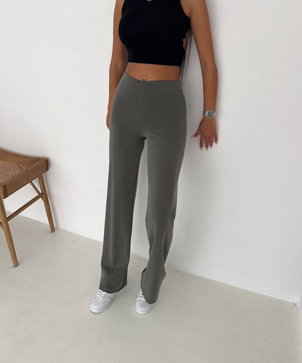 OYS HAKİ PALAZZO PANTOLON