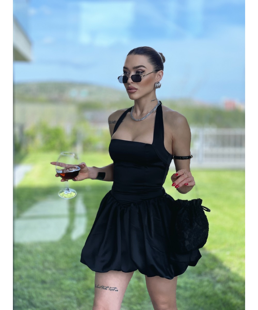 Siyah Prenses elbise
