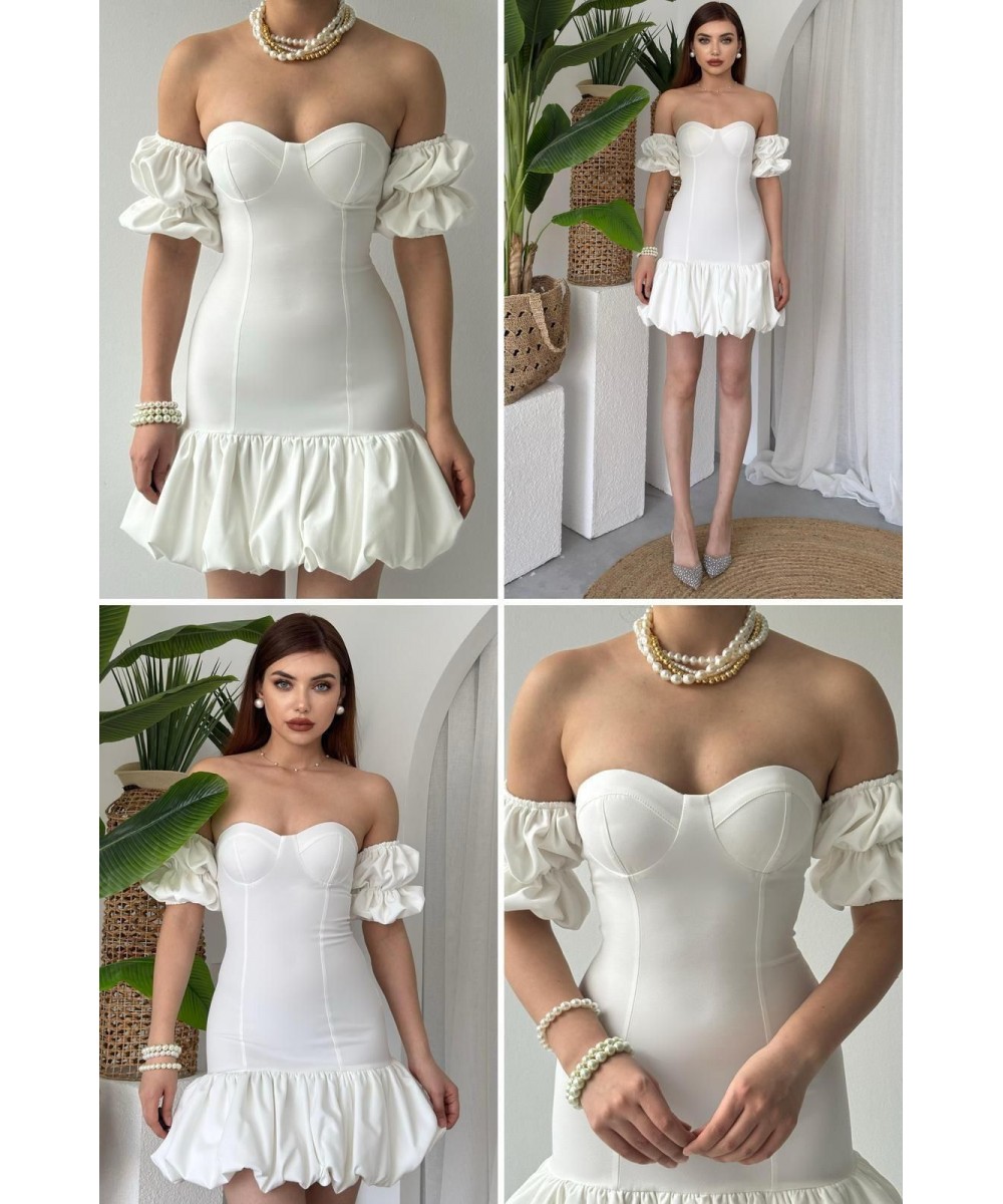 ZR MODEL BEYAZ ELBİSE