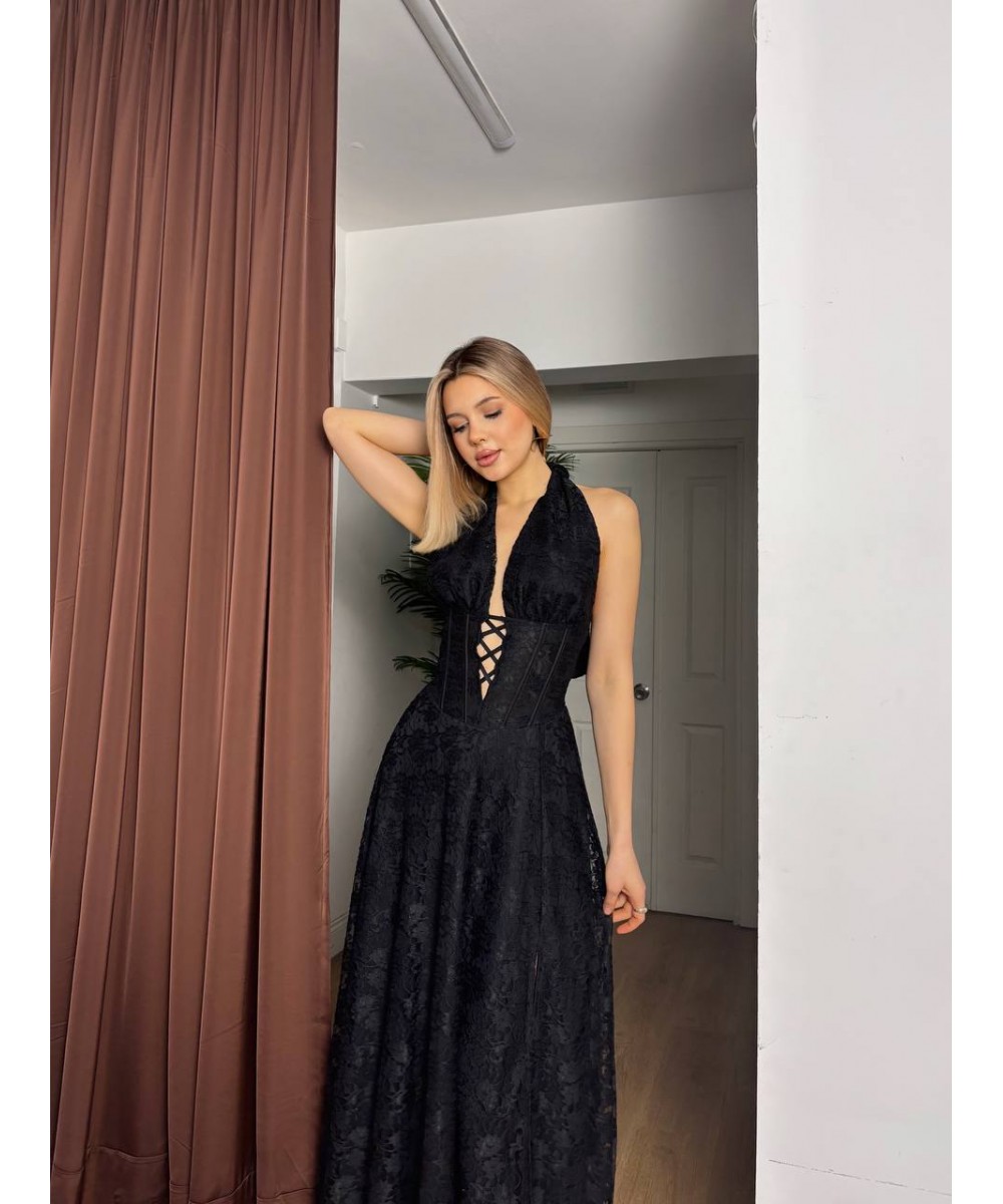 KORSELİ TASARIM ELBİSE