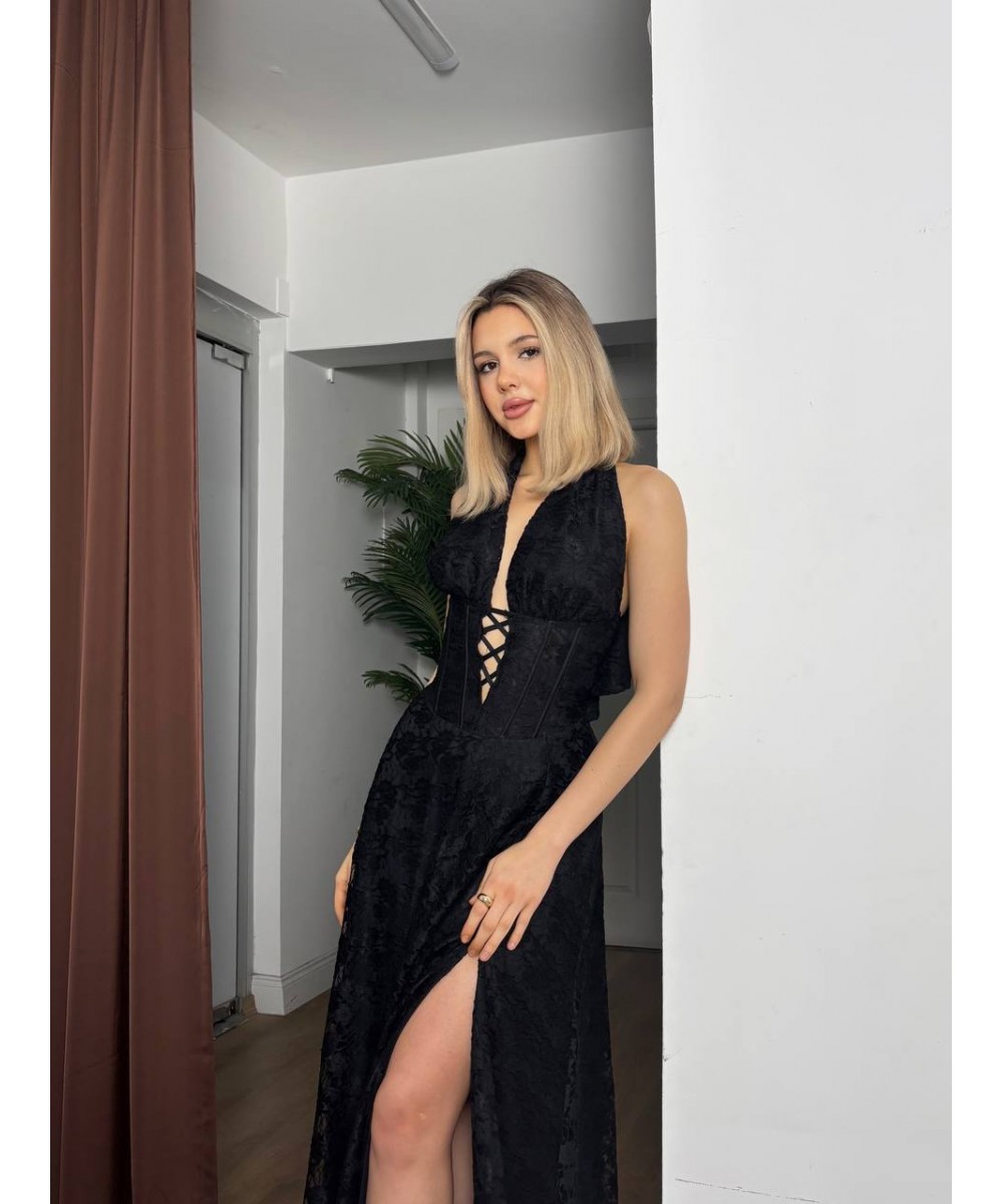 KORSELİ TASARIM ELBİSE