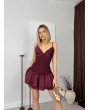 TASARIM ELBİSE - BORDO