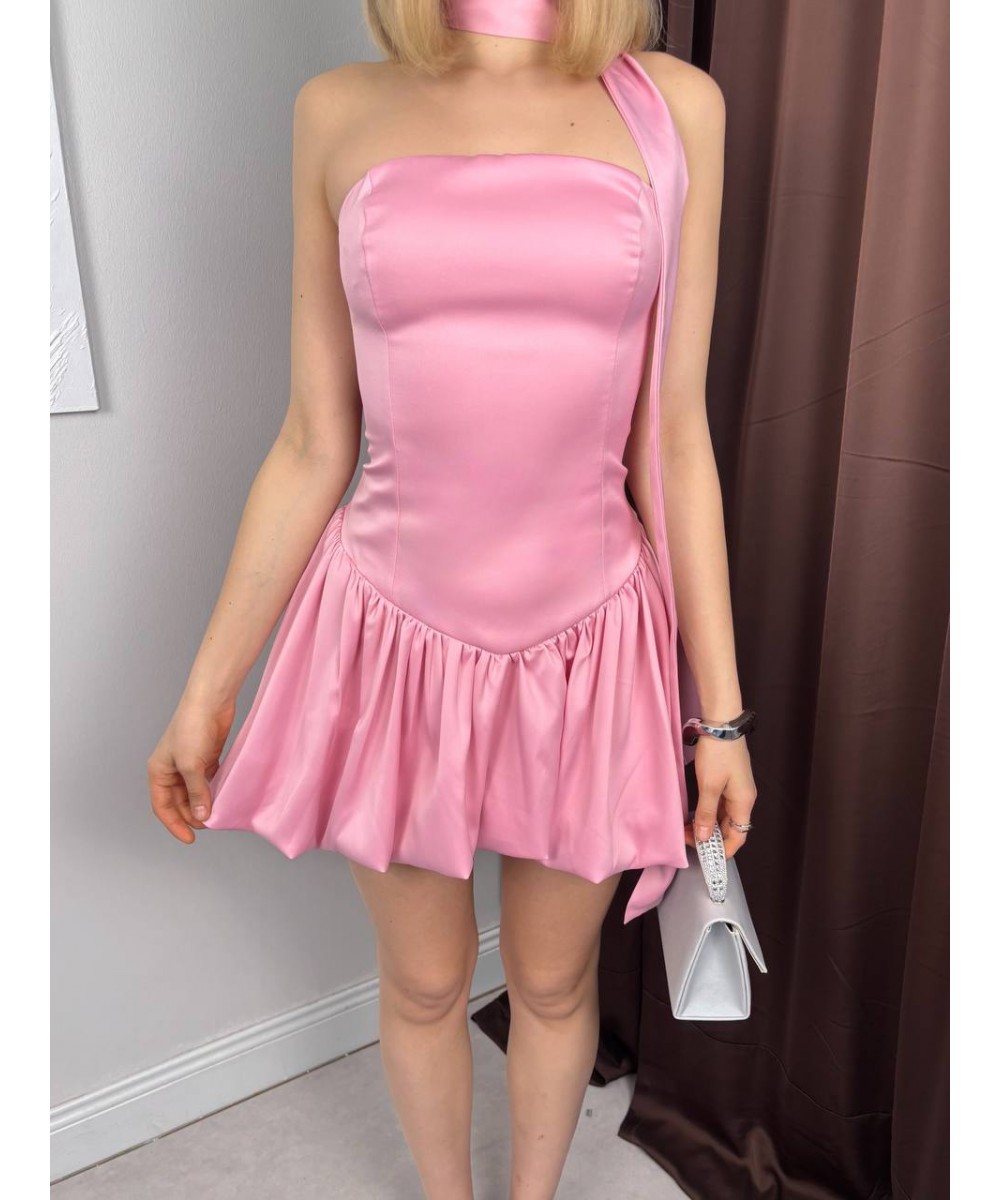 BALON ELBİSE - PEMBE 