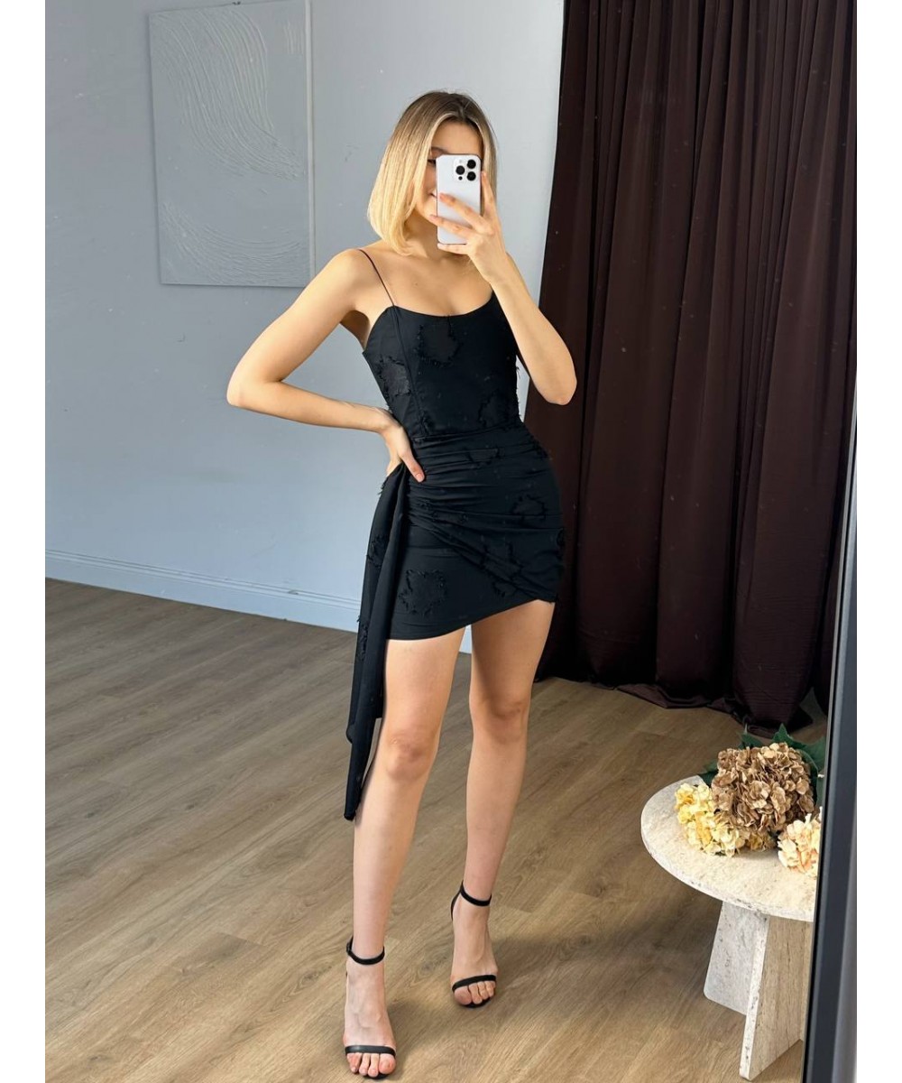 TASARIM MEZUNİYET ELBİSESİ - SİYAH