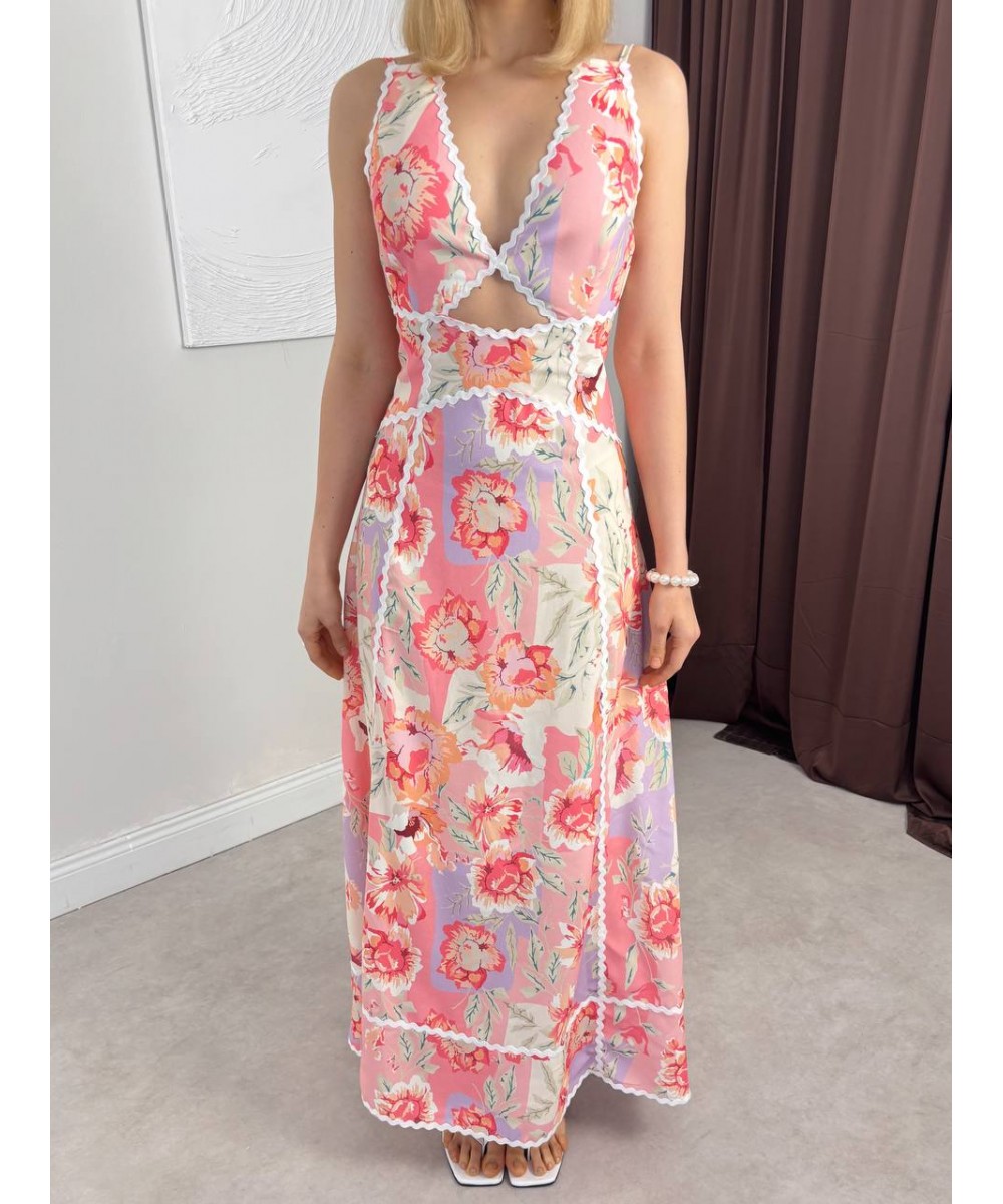 ETNİK DESEN ELBİSE