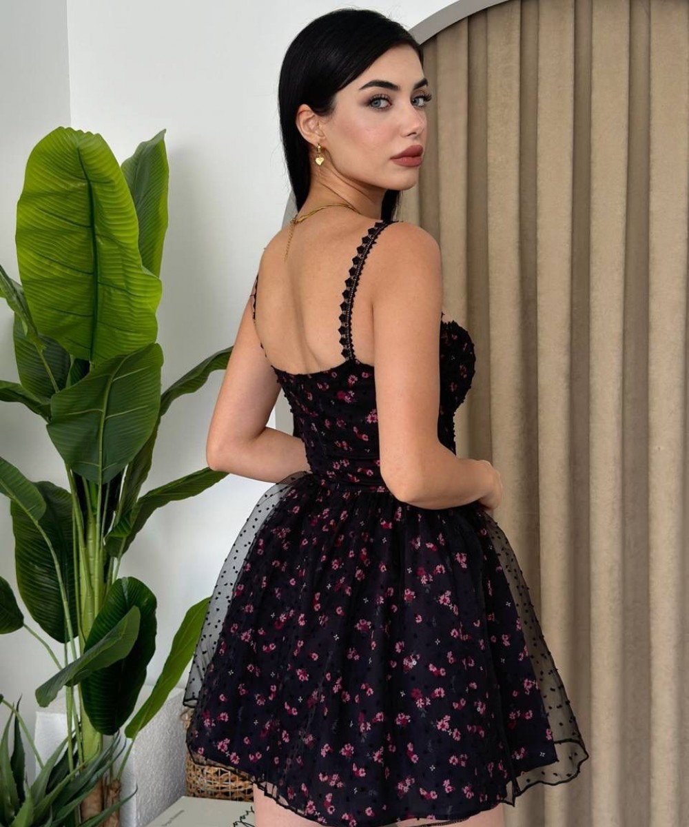 PİNTEREST ELBİSE - SİYAH