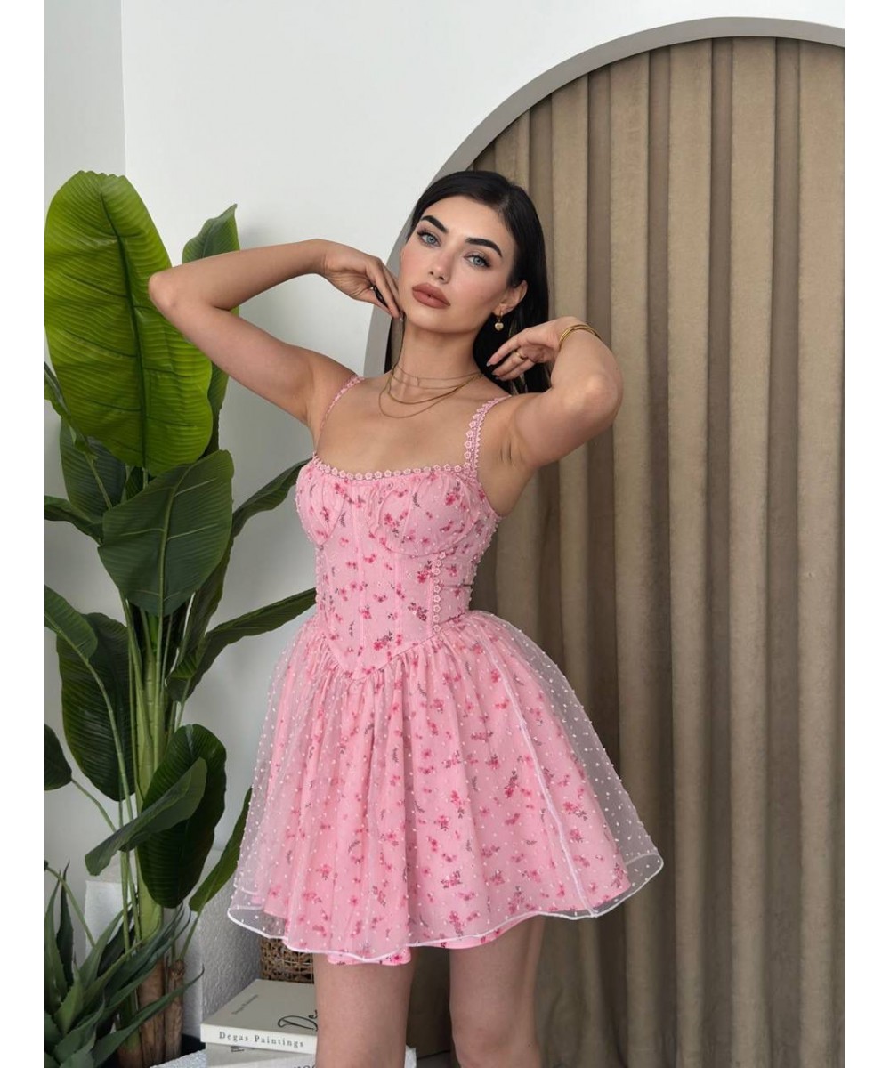 PİNTEREST ELBİSE - PEMBE