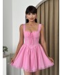 PEMBE PİNTEREST ELBİSE