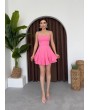 PEMBE MEZUNİYET ELBİSESİ