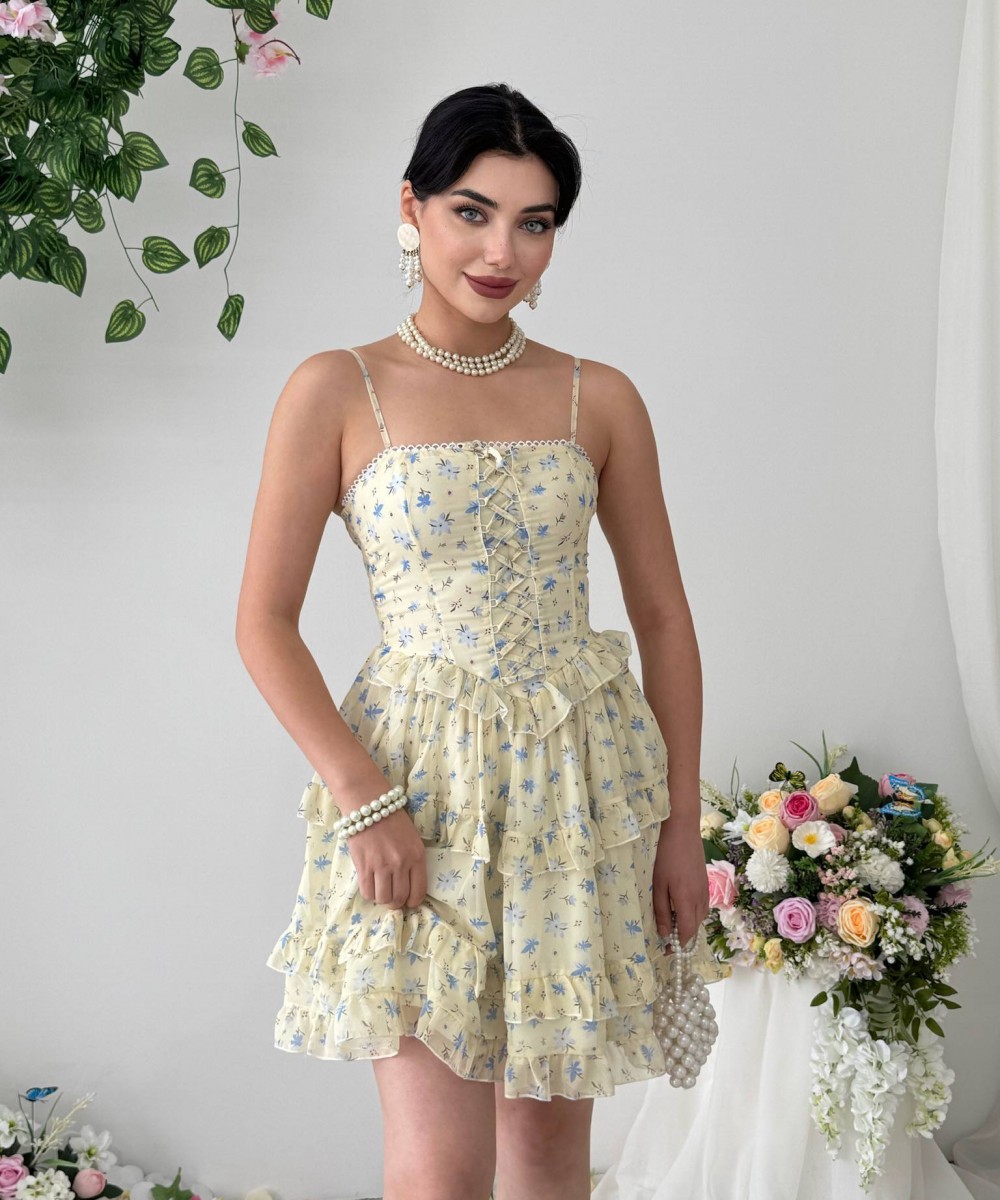 ÇİÇEKLİ ELBİSE