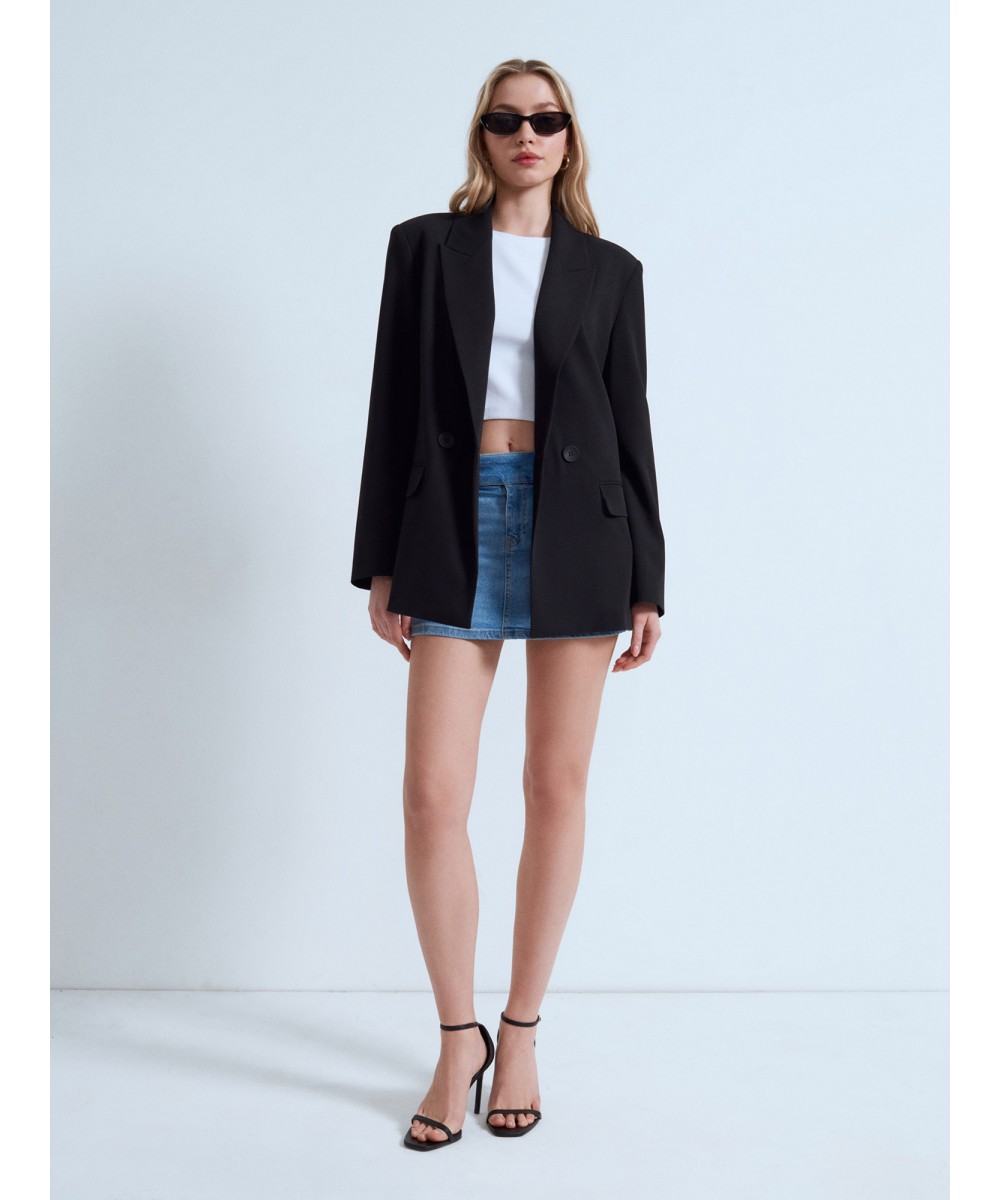 Blazer Ceket-Siyah