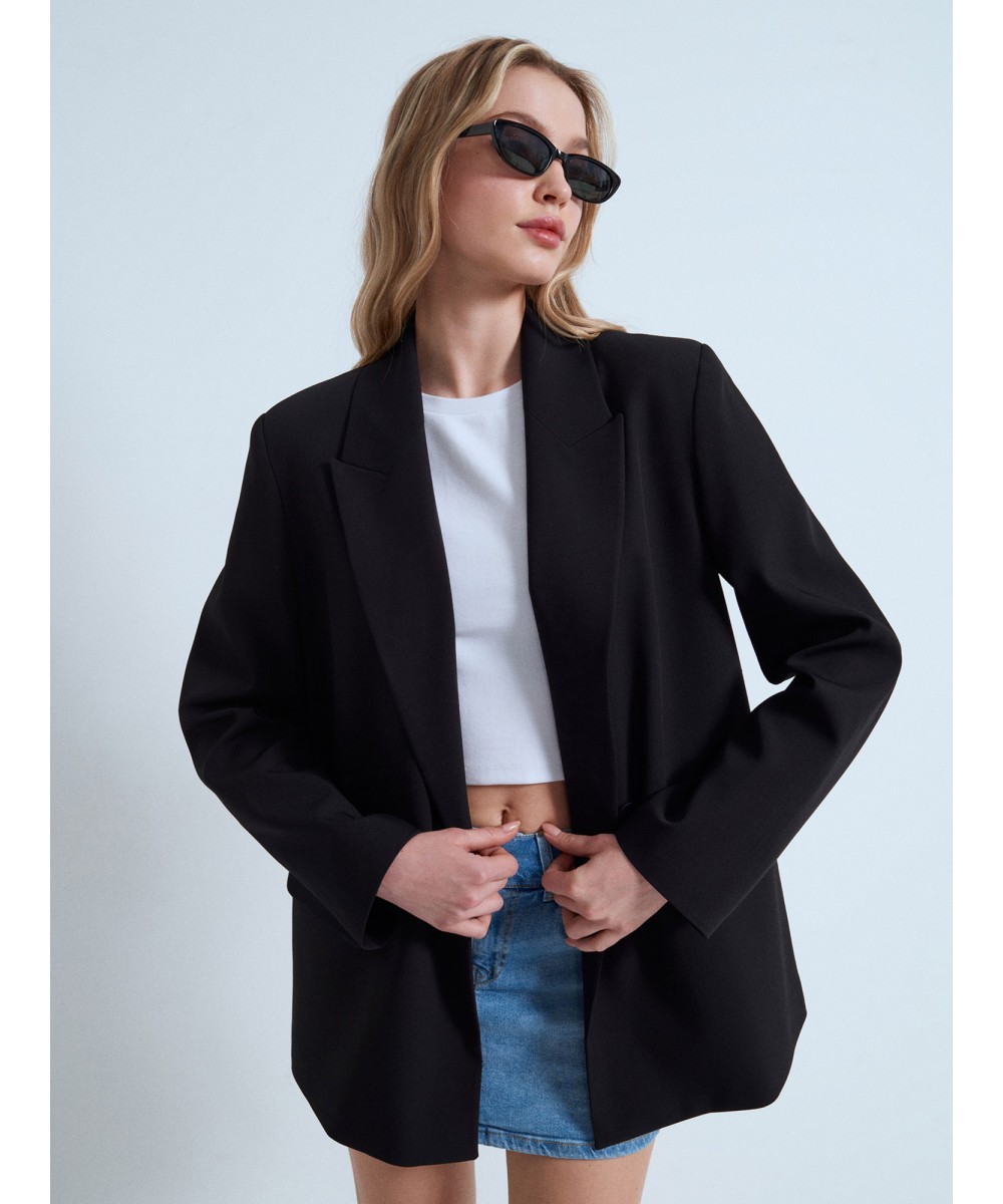 Blazer Ceket-Siyah