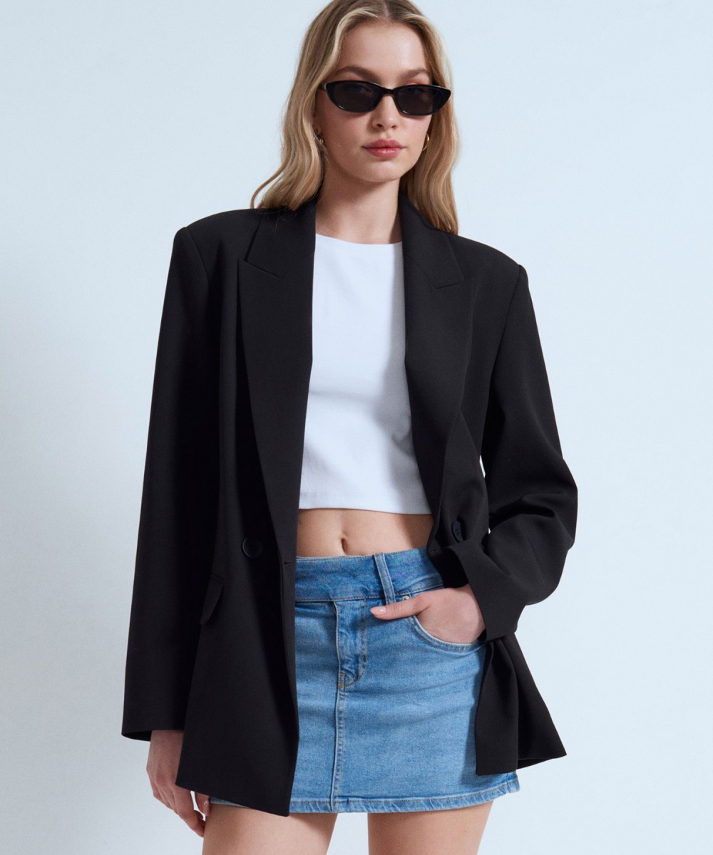 Blazer Ceket-Siyah