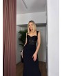 KORSELİ DANTELLİ ELBİSE