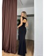KORSELİ DANTELLİ ELBİSE