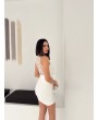 BEYAZ DANTELLİ ELBİSE