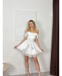 PRENSES ELBİSE - BEYAZ