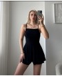 ŞORTLU SİYAH ELBİSE
