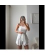 ŞORTLU ELBİSE - BEYAZ