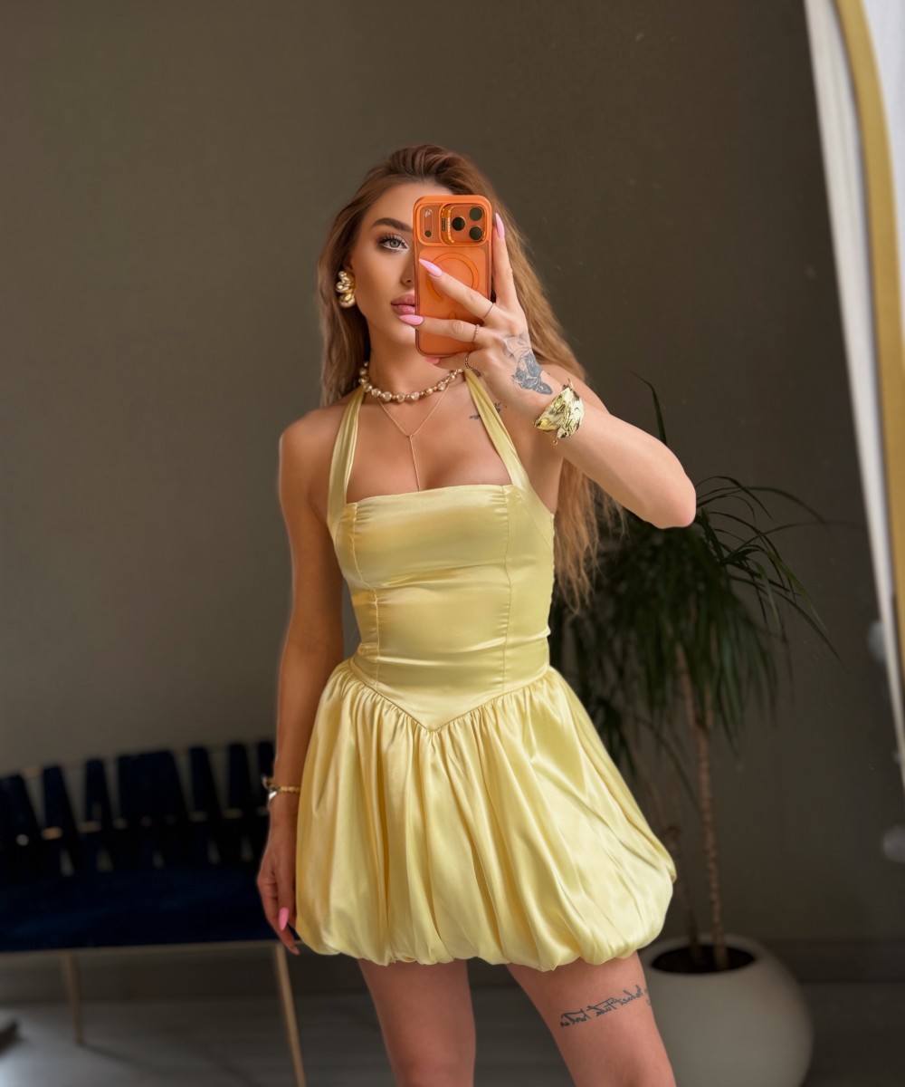 MEZUNİYET ELBİSESİ - SARI