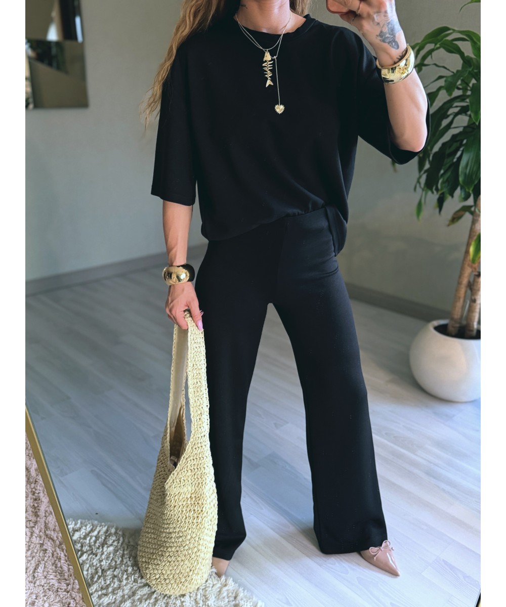 SİYAH MODAL İKİLİ TAKIM