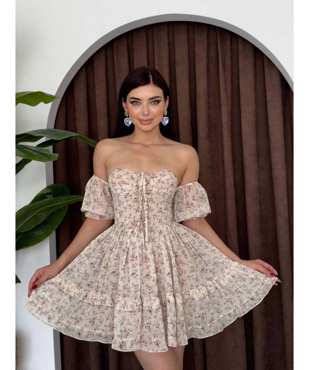 ÇİÇEKLİ PİNTEREST ELBİSE