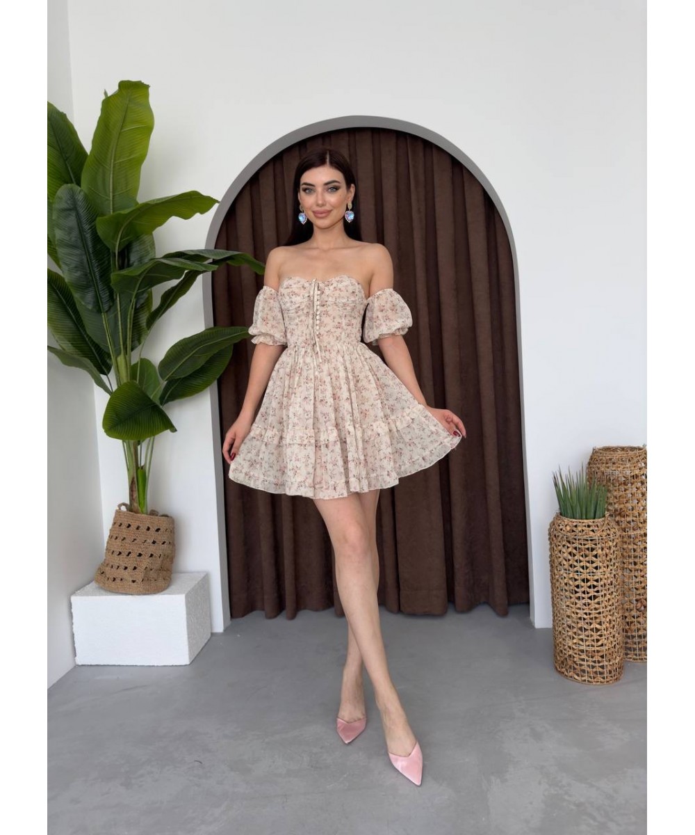 ÇİÇEKLİ PİNTEREST ELBİSE