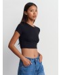 Crop T-Shirt-Siyah