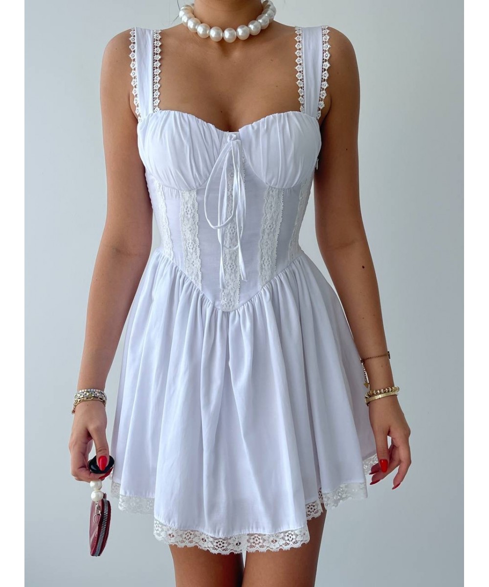 Pinterest Elbise - Beyaz