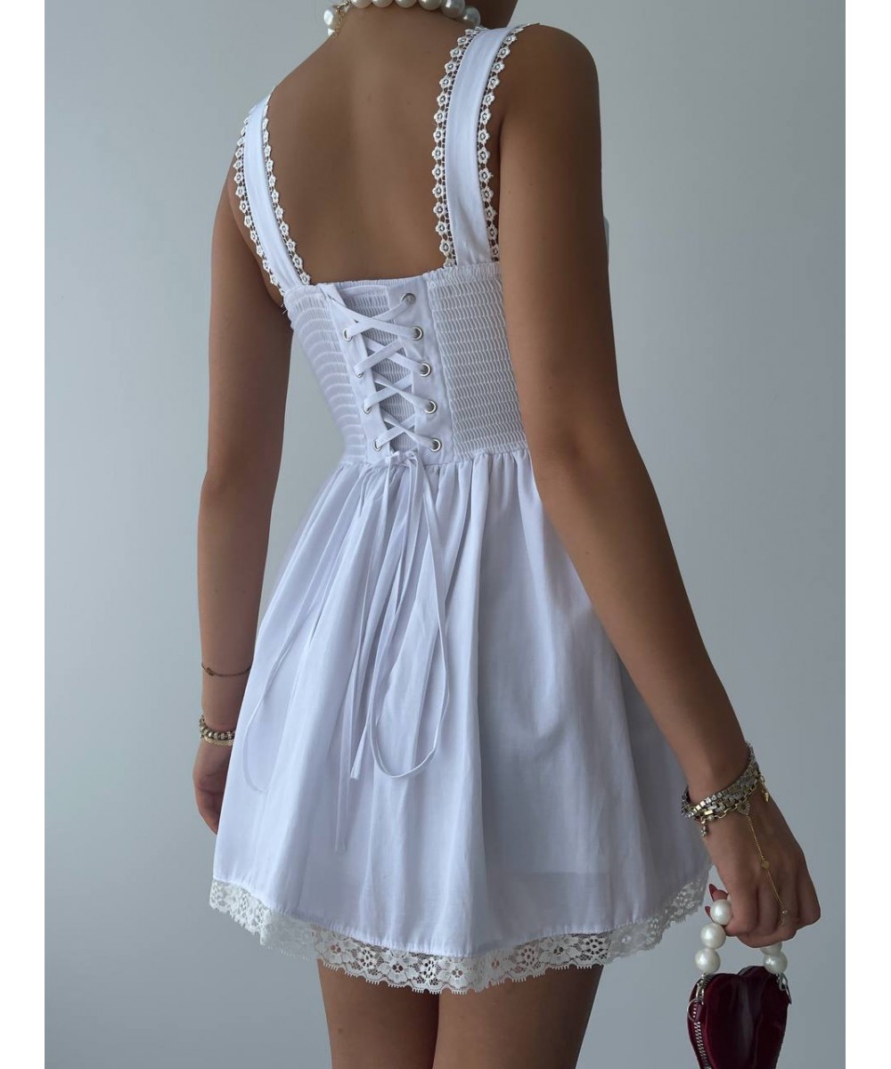 Pinterest Elbise - Beyaz